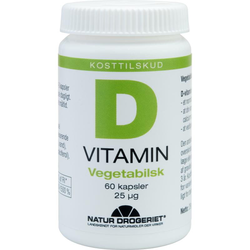 D-vitamin 25 μg vegetabilsk